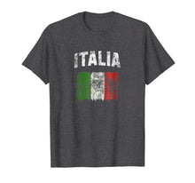 Load image into Gallery viewer, Funny shirts V-neck Tank top Hoodie sweatshirt usa uk au ca gifts for Italia T Shirt - Vintage Distressed Italian Flag 1135217
