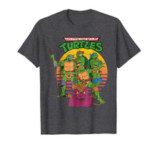 Load image into Gallery viewer, Teenage Mutant Ninja Turtles Retro Sun Group Tee-Shirt
