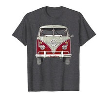 Load image into Gallery viewer, Vintage 1960s Hippie Red Micro Bus Van T-Shirt Gift
