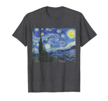 Load image into Gallery viewer, Funny shirts V-neck Tank top Hoodie sweatshirt usa uk au ca gifts for The Starry Night by Vincent Van Gogh | Famous Painting Shirt 352640
