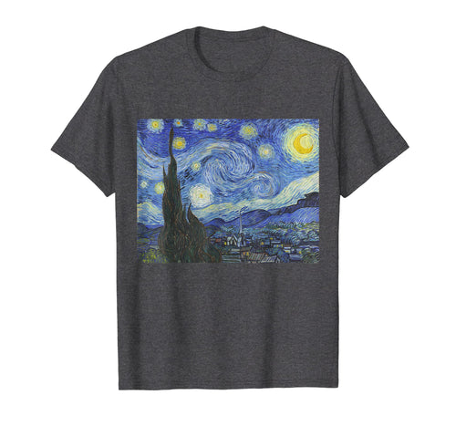 Funny shirts V-neck Tank top Hoodie sweatshirt usa uk au ca gifts for The Starry Night by Vincent Van Gogh | Famous Painting Shirt 352640