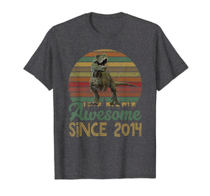 Funny shirts V-neck Tank top Hoodie sweatshirt usa uk au ca gifts for 5th Birthday Gift Shirt Dinosaur 5 Year Old Tshirt 2034735