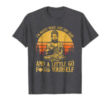 Load image into Gallery viewer, Funny shirts V-neck Tank top Hoodie sweatshirt usa uk au ca gifts for I&#39;m mostly peace love light and a little go Yoga Shirt Gift 3058756
