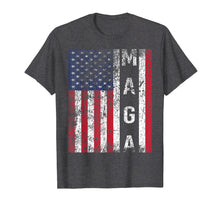 Load image into Gallery viewer, Funny shirts V-neck Tank top Hoodie sweatshirt usa uk au ca gifts for Donald Trump Maga American Flag Shirt 1592422
