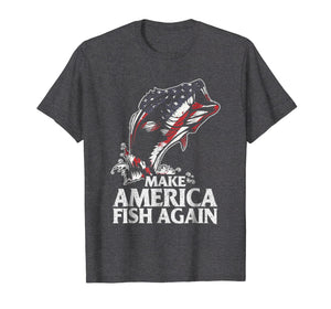 Funny shirts V-neck Tank top Hoodie sweatshirt usa uk au ca gifts for MAKE AMERICA FISH AGAIN funny American pride t-shirt gift 1980284