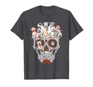 Funny shirts V-neck Tank top Hoodie sweatshirt usa uk au ca gifts for Pitbull Mom Sugar Skull Shirt- Funny Gothic Dog Mom Dad Gift 181042