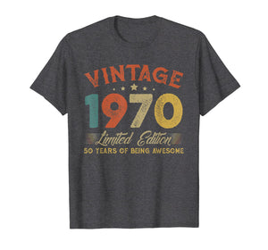Vintage 1970 Clothes 50 Years Old Retro 50th Birthday Gifts TShirt216625