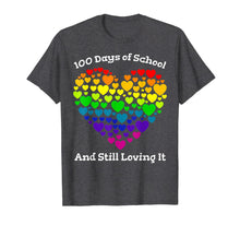 Load image into Gallery viewer, Funny 100th Day Of School Shirt Teacher Heart Valentine Day T-Shirt-2232335
