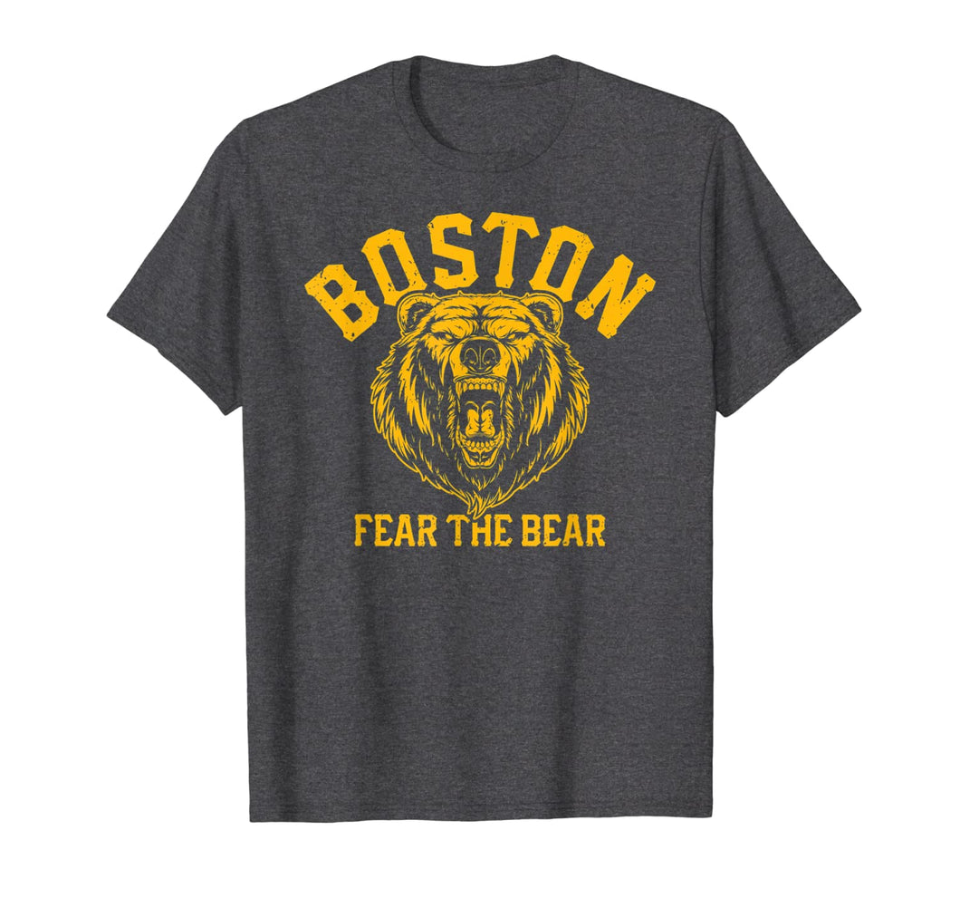 Fear The Bear Hockey Beware of Boston Sports Fan Bruin Gift TShirt446288