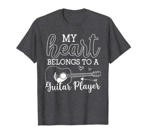 I Love My Guitar Player Husband Wife Gifts Valentines Gift T-Shirt-4034919