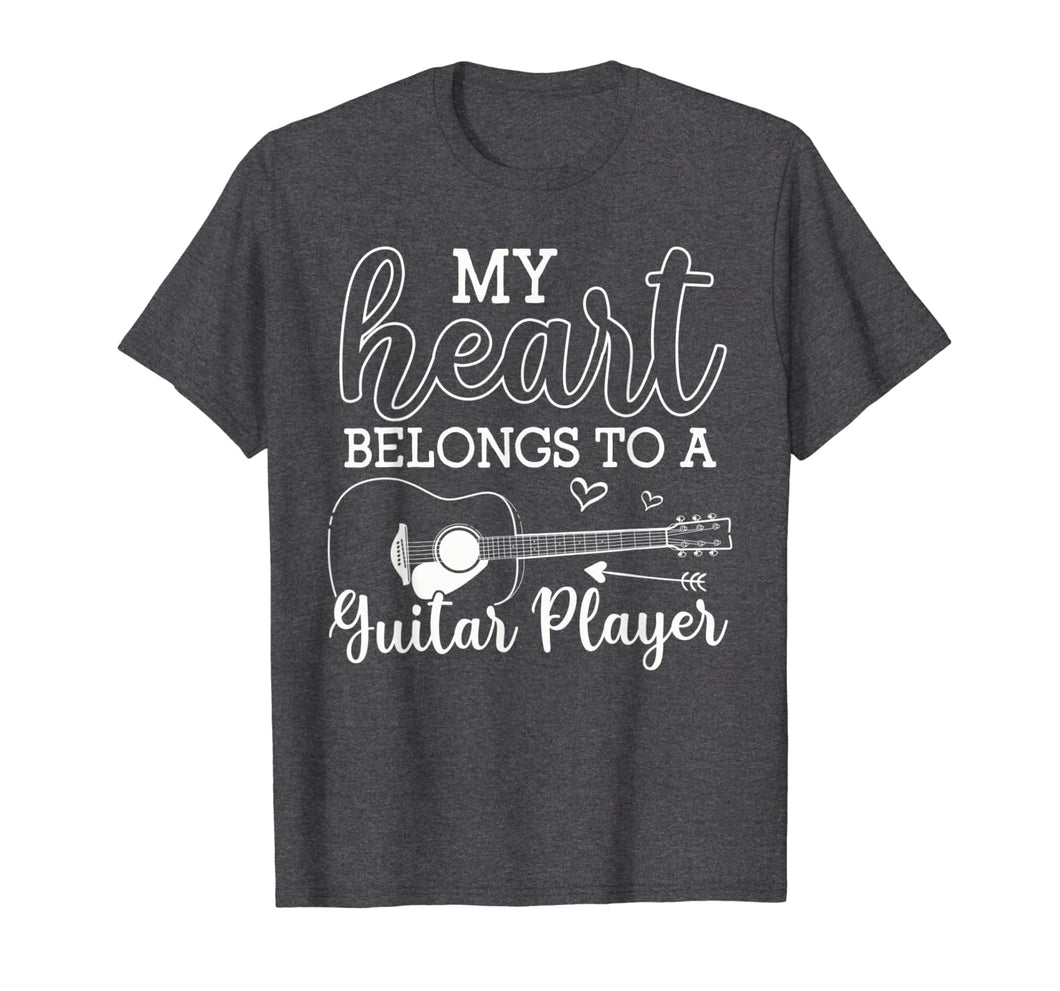I Love My Guitar Player Husband Wife Gifts Valentines Gift T-Shirt-4034919