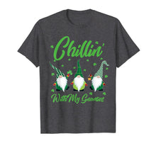 Load image into Gallery viewer, Chillin With My Gnomies Plaid St Patricks Day Gifts T-Shirt-5896071

