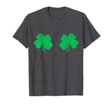 Load image into Gallery viewer, Shamrock Boobs T-Shirt Irish St Patricks Day Gift Shirt T-Shirt-98032
