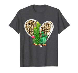 Leopard Heart Cactus Valentine's Day Gifts For Women TShirt652585
