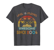 Load image into Gallery viewer, Level 16 Unlocked Awesome Since 2004Gamer 16th Birthday T-Shirt406831
