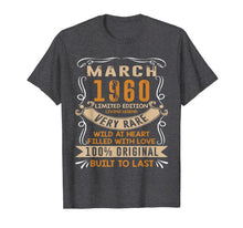 Load image into Gallery viewer, Vintage 60th Birthday March 1960 Shirt 60 Years Old T-Shirt-104250
