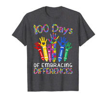 Load image into Gallery viewer, 100 Days Of Embracing Differences IEP 100th Day Of School T-Shirt-2025123
