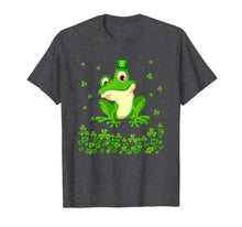 Load image into Gallery viewer, Funny Frog St Patricks Day Shirt Women Irish Frog T-Shirt-922046
