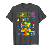 Load image into Gallery viewer, Birthday Shirt For Kids 8 Building Blocks Bricks Theme Party T-Shirt-435429
