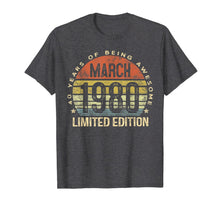 Load image into Gallery viewer, 40 Year Old Gifts March 1980 Limited Edition 40th Birthday T-Shirt-145462
