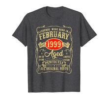 Load image into Gallery viewer, February 1999 21st Birthday Gift 21 Year Old Men Women T-Shirt-1292344

