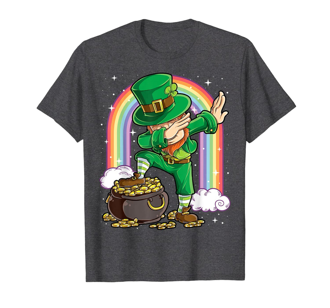 St Patricks Day Dabbing Leprechaun Boys Kids Men Gifts Dab TShirt203544