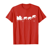 Load image into Gallery viewer, Funny shirts V-neck Tank top Hoodie sweatshirt usa uk au ca gifts for Santa Sleigh Elephant Funny Christmas Pajama Gift Ideas T-Shirt 1365043
