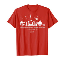 Load image into Gallery viewer, Funny shirts V-neck Tank top Hoodie sweatshirt usa uk au ca gifts for Christian Bible Verse Costume Christmas Nativity Luke 2:11 T-Shirt 609529
