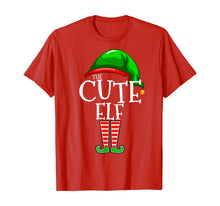 Load image into Gallery viewer, The Cute Elf Group Matching Family Christmas Gift Holiday T-Shirt
