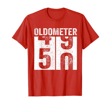 Load image into Gallery viewer, Oldometer 49-50 Shirt 50th Birthday Funny Gift Men Women T-Shirt
