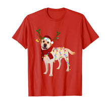 Load image into Gallery viewer, Funny shirts V-neck Tank top Hoodie sweatshirt usa uk au ca gifts for Santa Labrador retriever reindeer Light Christmas gifts T-Shirt 739416
