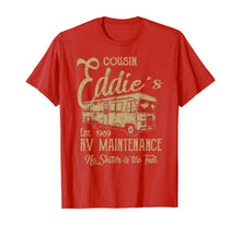 Load image into Gallery viewer, Vintage Eddie's RV Maintenance Funny Christmas Retro  T-Shirt
