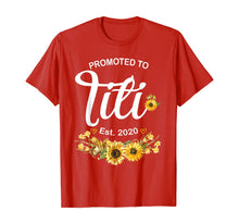 Load image into Gallery viewer, Promoted to Titi Est 2020 Sunflower Mothers Day TShirt434770
