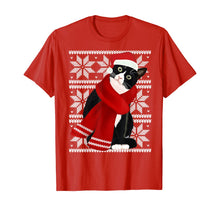 Load image into Gallery viewer, Funny shirts V-neck Tank top Hoodie sweatshirt usa uk au ca gifts for Ugly Christmas Black Cat Santa Hat Scarf Holiday Cute Gift T-Shirt 203409
