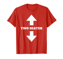 Load image into Gallery viewer, Two Seater Arrow Funny Novelty Shirt | Dad Joke Meme Tee
