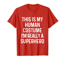 Load image into Gallery viewer, Funny Superhero Costume Shirt Halloween Kids Adult Men Women
