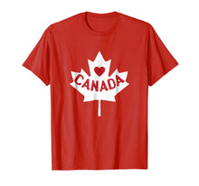 Load image into Gallery viewer, Funny shirts V-neck Tank top Hoodie sweatshirt usa uk au ca gifts for I Love Canada Maple Leaf Canadian Pride T-Shirt 1100722
