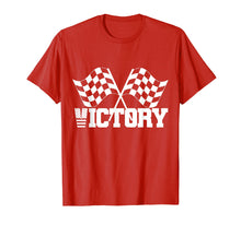 Load image into Gallery viewer, Funny shirts V-neck Tank top Hoodie sweatshirt usa uk au ca gifts for VICTORY Checkered White Flag  Race Car T-Shirt Gifts 3975053
