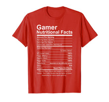 Load image into Gallery viewer, Funny shirts V-neck Tank top Hoodie sweatshirt usa uk au ca gifts for Gamer Nutritional Facts Novelty Video Game Lover T-Shirt 466271
