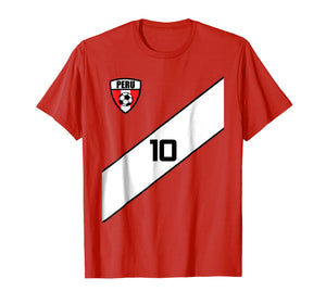 Peru Soccer Jersey Shirt Peruvian Team Men Women Kids Sizes
