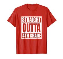 Load image into Gallery viewer, Funny shirts V-neck Tank top Hoodie sweatshirt usa uk au ca gifts for Straight Outta 4th Grade T-Shirt Funny 2018 Graduation Shirt 739292
