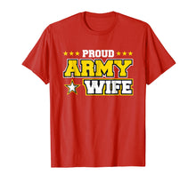 Load image into Gallery viewer, Funny shirts V-neck Tank top Hoodie sweatshirt usa uk au ca gifts for Proud Army Wife T Shirt US Military Wife Family 2799610
