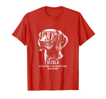 Load image into Gallery viewer, Funny shirts V-neck Tank top Hoodie sweatshirt usa uk au ca gifts for Vizsla Official Dog of the Coolest Pup Lovers T-Shirt 1453321
