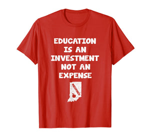Funny shirts V-neck Tank top Hoodie sweatshirt usa uk au ca gifts for Red For Ed Indiana Public Education Teachers T-Shirt Gifts 1405649