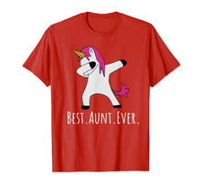 Load image into Gallery viewer, Funny shirts V-neck Tank top Hoodie sweatshirt usa uk au ca gifts for Best Aunt Ever Dabbing Unicorn T-Shirt 489830
