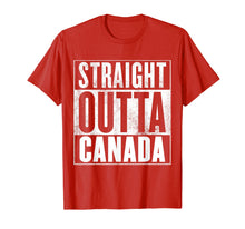 Load image into Gallery viewer, Funny shirts V-neck Tank top Hoodie sweatshirt usa uk au ca gifts for Funny Canada T-Shirt - STRAIGHT OUTTA CANADA Shirt 2076743
