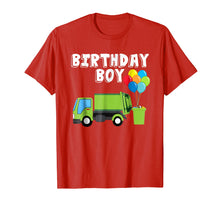 Load image into Gallery viewer, Garbage Truck Birthday Boy Balloons Birthday Party T-Shirt
