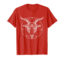 Load image into Gallery viewer, Funny shirts V-neck Tank top Hoodie sweatshirt usa uk au ca gifts for Baphomet Black Magic Satanic Devil T-Shirt Black Temple 1259038
