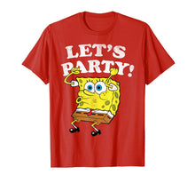 Load image into Gallery viewer, Spongebob Squarepants Lets Party T-Shirt 80402
