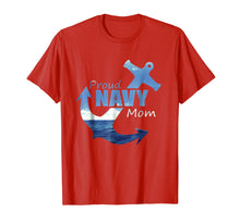 Load image into Gallery viewer, Proud Navy Mom Shirt - Best Mother gift for coming home
